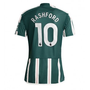 Maillot de foot Manchester United Marcus Rashford #10 Extérieur 2023-24 Manches Courte